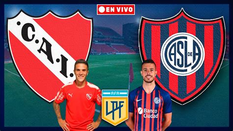 Independiente Vs San Lorenzo En Vivo • Liga Profesional Relato Emocionante Desde Avellaneda