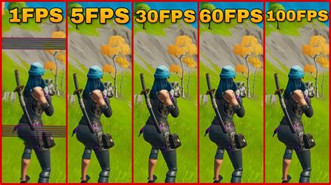 Fortnite Fps Comparison Fps Vs Fps Vs Fps Vs Fps Youtube