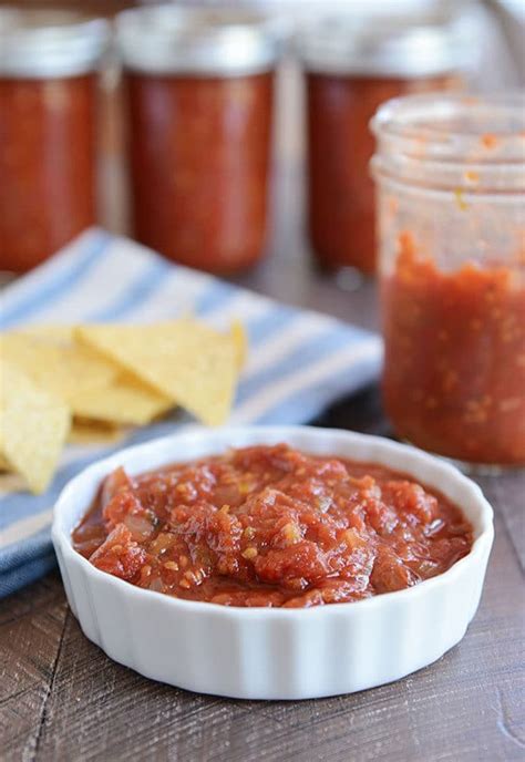 The Best Homemade Salsa Fresh Or For Canning Mels Kitchen Cafe