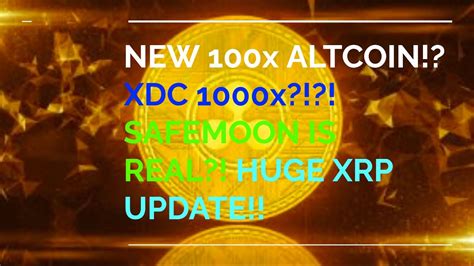 New 100x Altcoin XDC 1000x Safemoon Is Real Quant XDC Flare