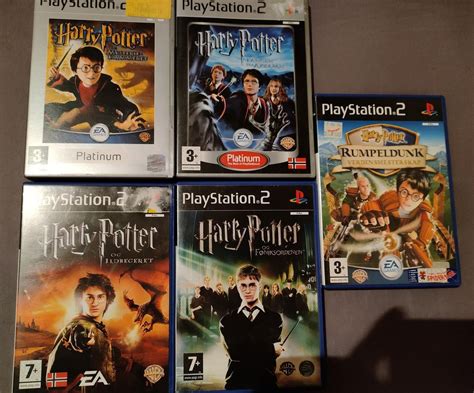 5 Harry Potter Spill Selges Samlet PS2 FINN No