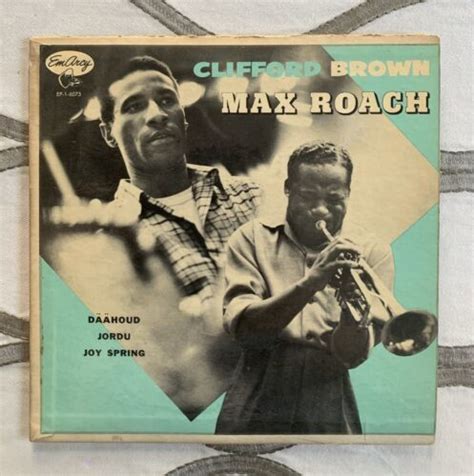 Clifford Brown Max Roach Daahoud 1957 Emarcy 45 Rpm 7 Vinyl Record Ep1