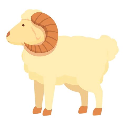 Wild Ram Icon Cartoon Vector Goat Animal 20357386 Vector Art At Vecteezy