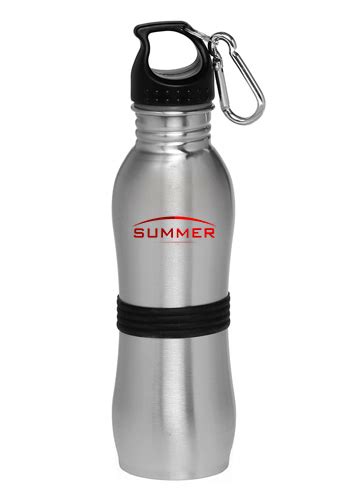 Custom 24 Oz Stainless Steel With Rubber Grip Bottles SB115