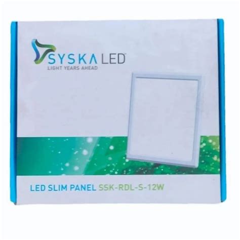 Syska SSK RDL R 12W White Square Light 3000K At Rs 290 Box In Bhopal