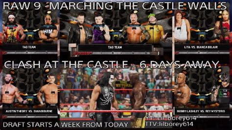 Marching The Castle Walls Raw 9 Wwe 2k23 Universe Mode Wwe 2k23