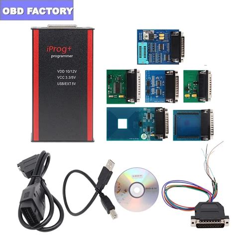 Iprog Iprog Pro Ecu Programmer Full Set Eeprom Immo Pro Adapters