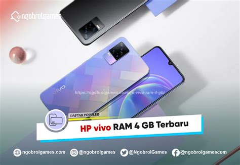 Daftar Lengkap Hp Vivo Ram Gb Terbaru