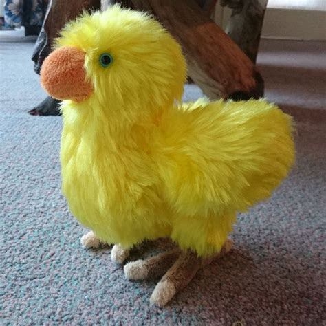 Yellow Chicobo Plush Final Fantasy Chocobo Etsy Uk Soft Sculpture