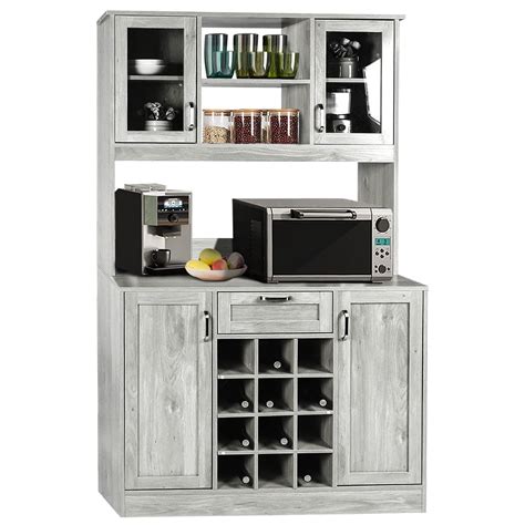 Buy OKL Kitchen Pantry Storage Cabinet Traditional 71 Freestanding