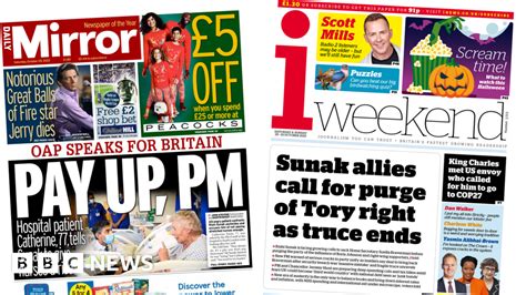 Newspaper Headlines Pay Up Pm And Navy Probes Sex Pest Scandal Trendradars Uk