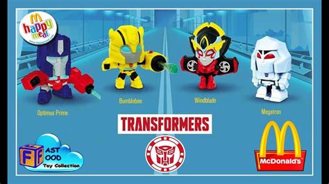 2018 McDonald S Transformers Happy Meal Toys Complete Set