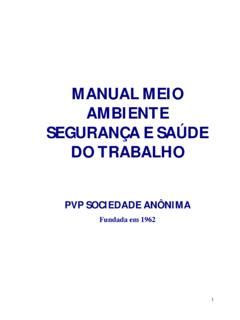 Manual Meio Ambiente Seguran A E Sa De Manual Meio Ambiente Seguran