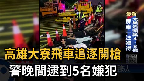 高雄飛車追逐開槍2傷 警晚間台東逮到5嫌犯－民視新聞 Youtube