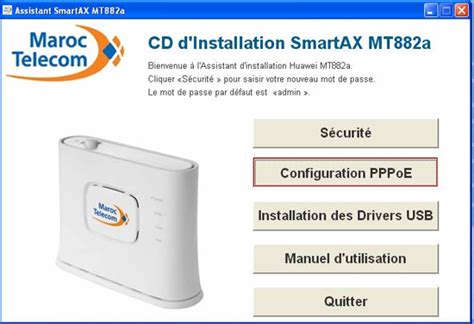 Installation Et Configuration Routeur Huawei Mt882a Maroc Telecom