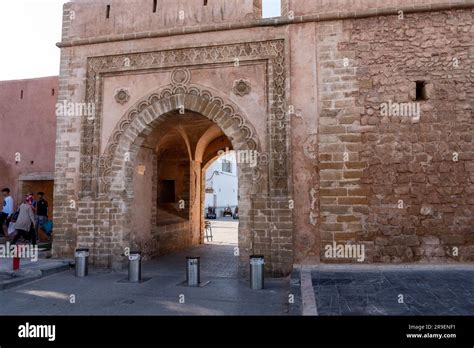 Ornate Bab Chellah In The Medina Of Rabat Morocco Stock Photo Alamy