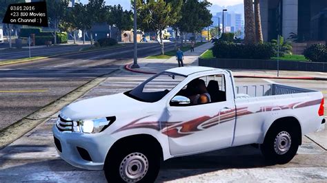 2016 Toyota Hilux Gta V Mod Enb 27k 1440p Review Youtube