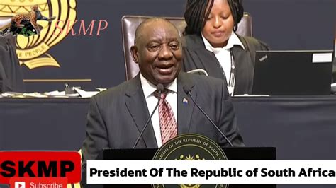 Cyril Ramaphosas First Speech After Being Reelected As President Of