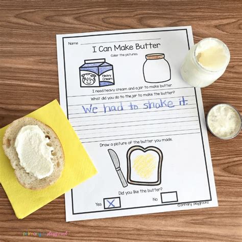 Making Butter In The Classroom Primary Playground Making Butter