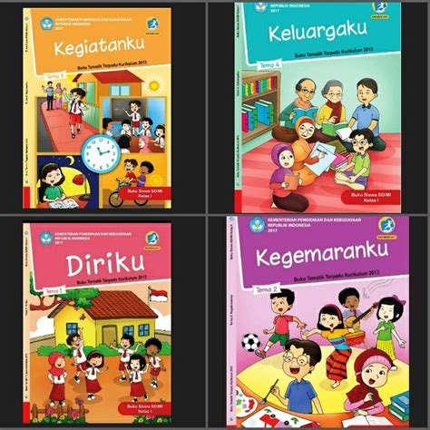 Jual Buku Tematik Sd Paket Kelas 1 Semester 1 Semester 2 Tema 1234 5678