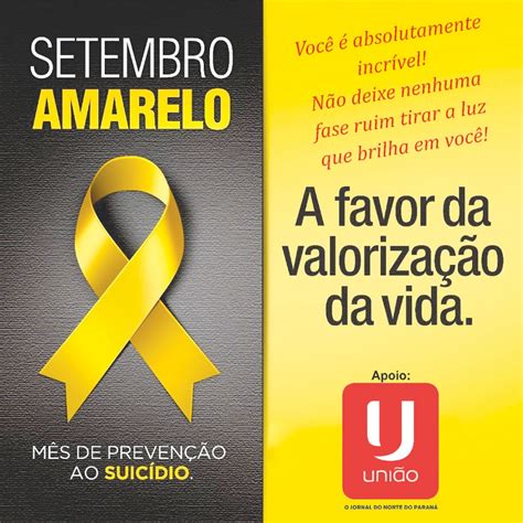 Setembro Amarelo Agu Lan A Cartilha Sobre Aten O Sa De Mental