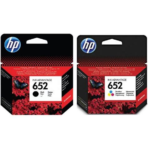 Hp 652 Black 652 Tri Colour Original Ink Cartridge Bundle Computers Buy Online In South