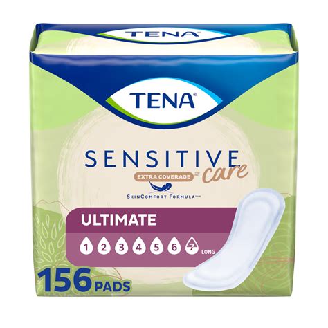 Tena Incontinence Pads Bladder Control And Postpartum For Women Ultimate Absorbency Long Length