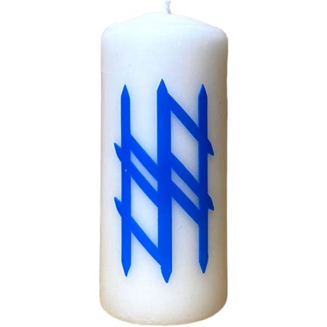 Healing Bind Rune Pillar Candle Sons Of Asgard