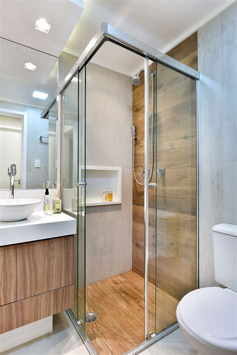Banheiro Pequeno Com Porcelanato 40 Projetos Para Se Inspirar