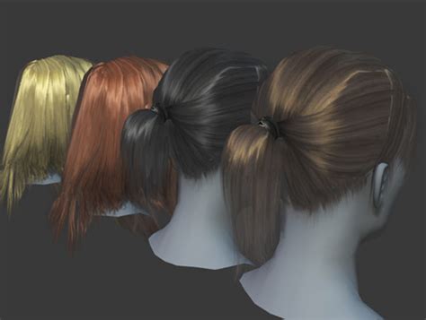 Advanced Hair Shader Pack Vfx Shaders Unity Asset Store