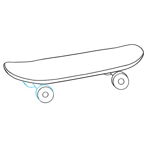 How To Draw A Skateboard Really Easy Drawing Tutorial