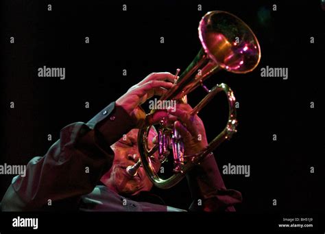 South African Jazz Legend Hugh Masekela Performing At Hay Festival 2009