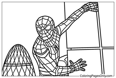 Spider Man Far From Home Coloring Pages Free Printable Activities For