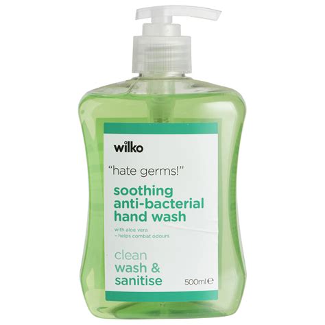 Wilko Antibacterial Aloe Vera Hand Wash 500ml Wilko