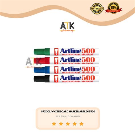 Jual Spidol Artline 500 Boardmarker Atk Hitam Jakarta Utara