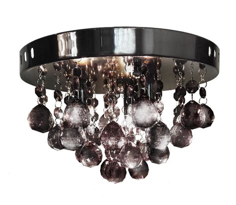 Lampa Sufitowa żyrandol Czarny Kryształowy Glamour 7181384381