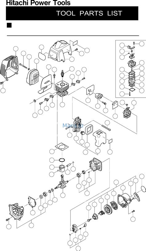 Hitachi 113010 Replacement Part List Online