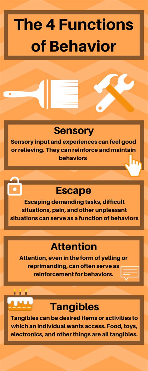 The Four Functions Of Behavior Can Be Memorized With The Acronym Seat Sensory Escape