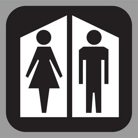 Wc Sign Icon Toilets Icon Unisextoilet Symbol Vector Man And Woman