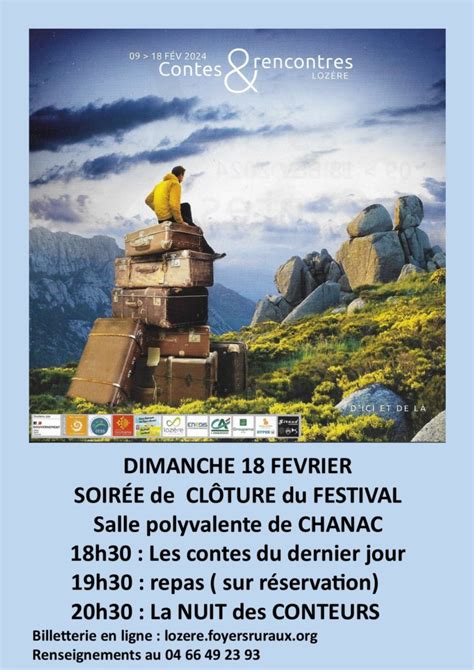 Cl Ture Du Festival Contes Et Rencontres Chanac Mairie De Chanac