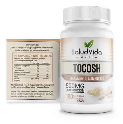 Saludvida Tocosh 500mg 100 Caps Sfn Envío gratis