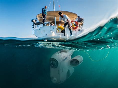 This lightweight underwater camera drone takes you deep beneath the ...