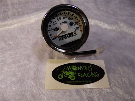 Tachometer Monkey Replika Km H Wei Es Ziffernblatt