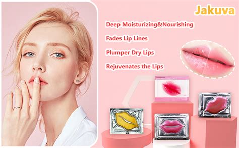 Jakuva 30pcs Moisturizing Collagen Lip Mask Lip Sleeping