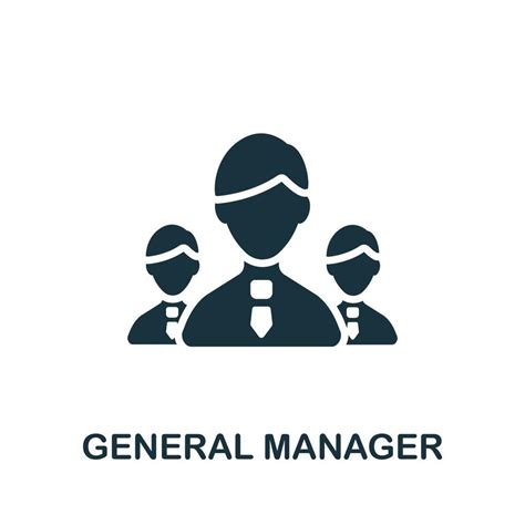 General Manager Icon Simple Element From Company Management Collection