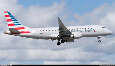 N Nn Embraer Erj Lr American Eagle Envoy Air Sebastian