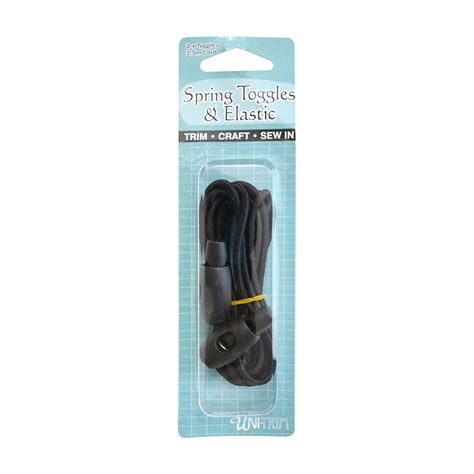 Uni Trim Spring Toggle And Elastic Pack Black Birch Wholesale