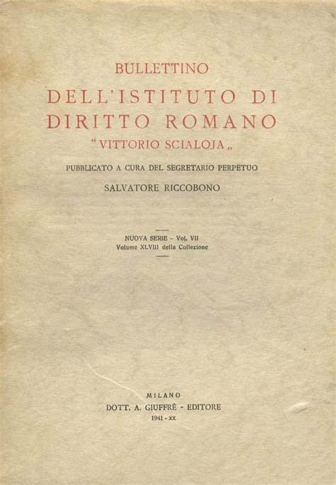 La Struttura Giuridica Del Matrimonio Romano In Bullettino Dell