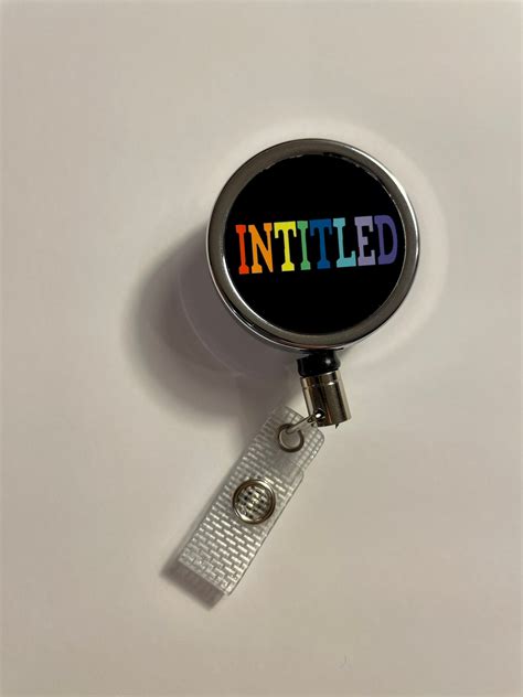 Metal Retractable Badge Holder Heavy Duty Etsy