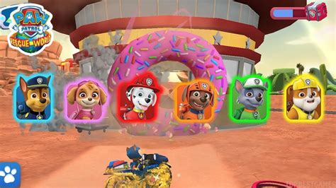 🍩⭐🏍️🐶paw Patrol Rescue World 94 Chase Crashes Into Doughnut Get Ready